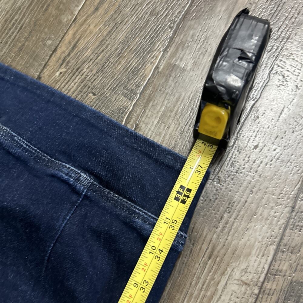 Johnny Was The Pull On Cropped Skinny Edwin Medium Embroidered Jeans size L - Picture 7 of 9